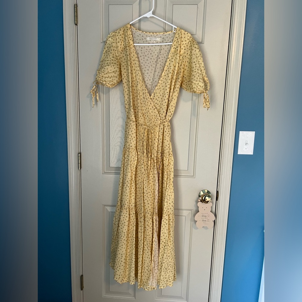 Christy Dawn Yellow Floral Dress